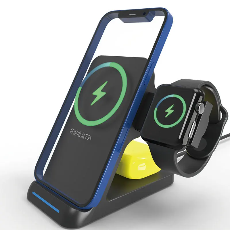 Hot selling in Amazon 15W 3-in-1 wireless charger for mobile phone/headset/iWatch fast wireless charger
Hot selling in Amazon 15W 3-in-1 wireless charger for mobile phone/headset/iWatch fast wireless charger