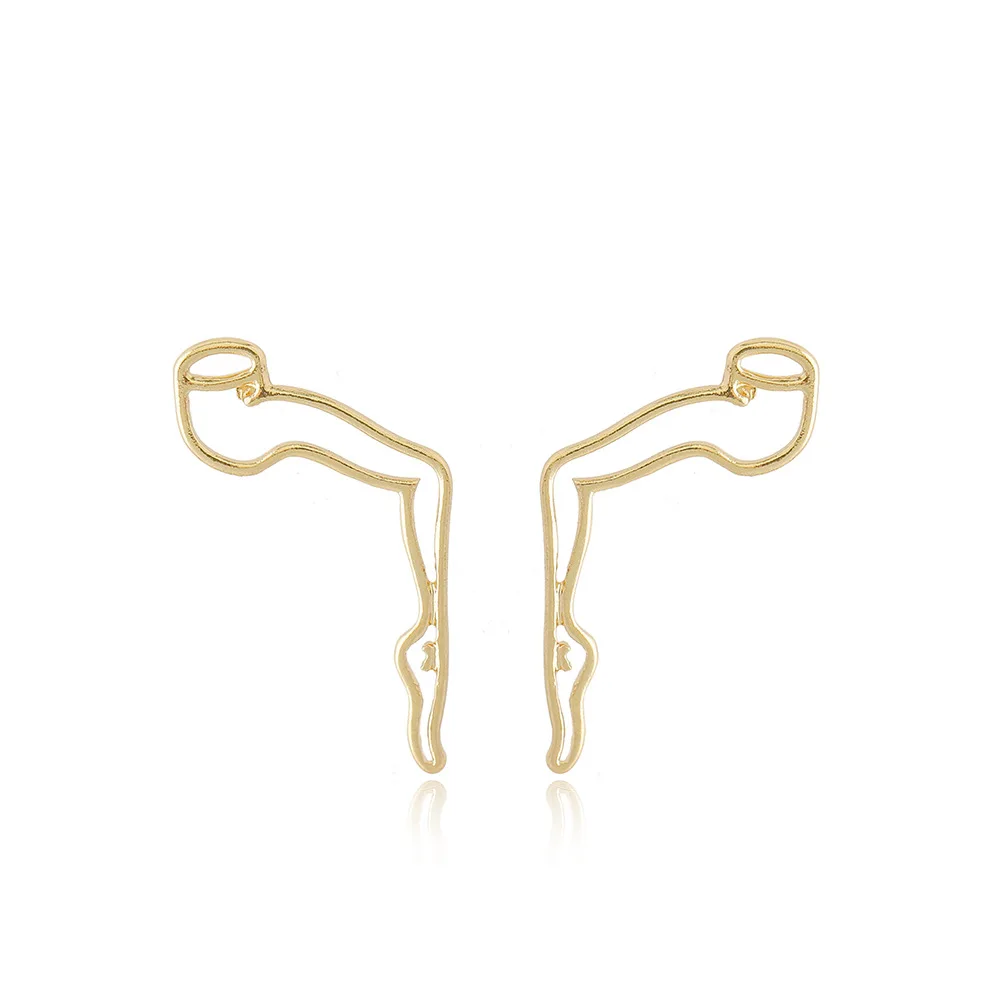 JUHU 2021 NEW exaggerated Body alloy earring Personality legs earrings irregular stud earrings, Colorful
JUHU 2021 NEW exaggerated Body alloy earring Personality legs earrings irregular stud earrings, Colorful