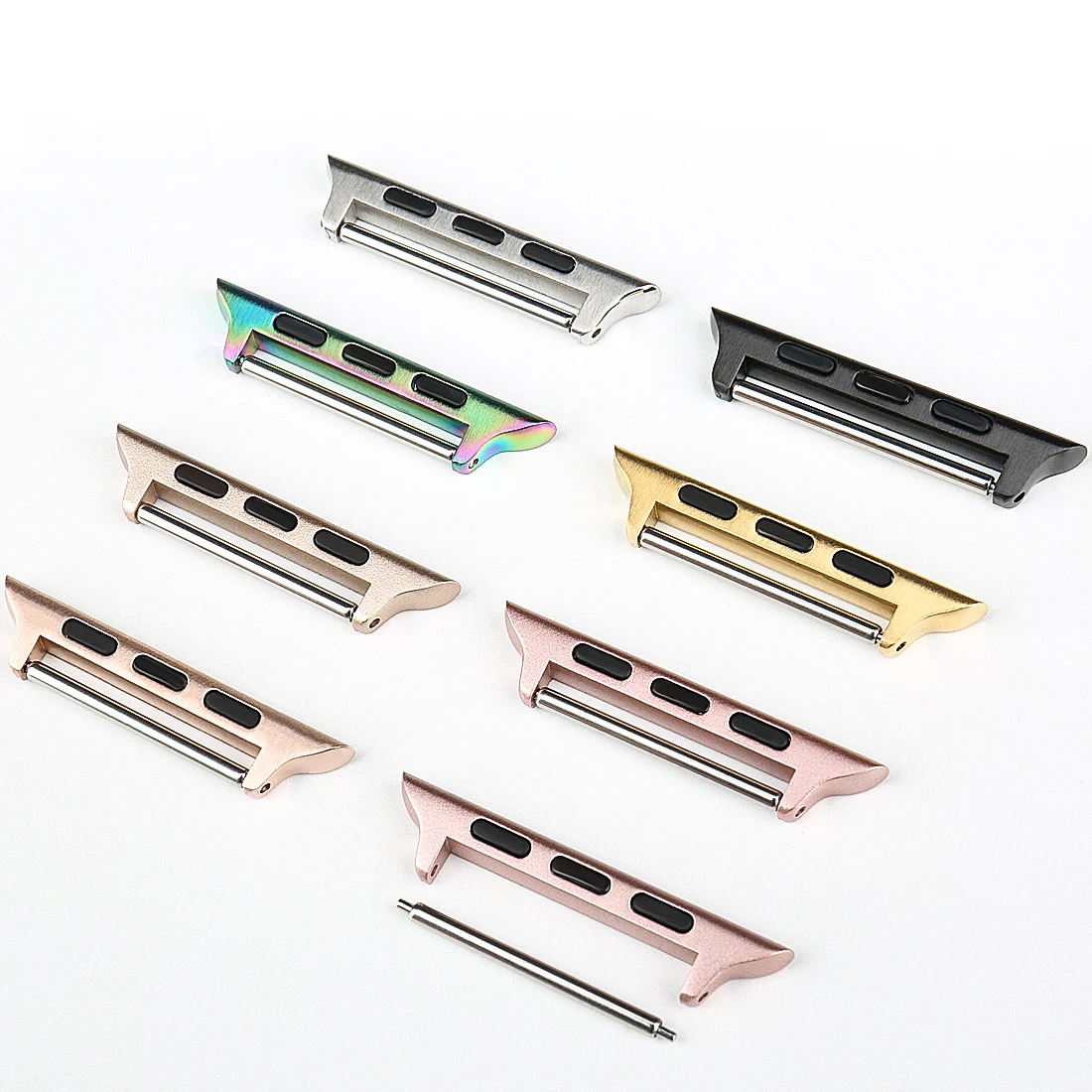 Luxury Stainless Steel Adapter For Apple Watch 44mm 42mm 40mm 38m Series 5 4 3 2 iWatch Accessories & Apple Watch Band Connector
Luxury Stainless Steel Adapter For Apple Watch 44mm 42mm 40mm 38m Series 5 4 3 2 iWatch Accessories & Apple Watch Band Connector