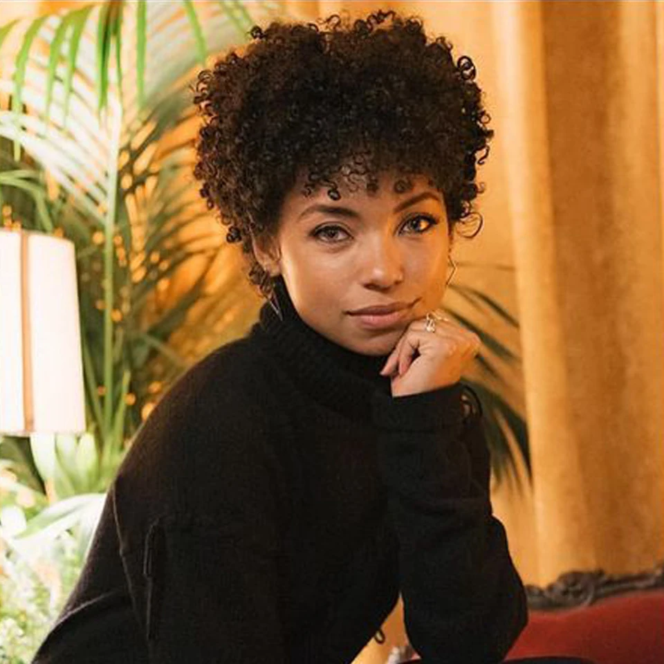 Wholesale New Arrival Human Hair Wig Afro Kinky Curly Wigs For Black Women Non Lace Front Human Hair Wigs, Picture color
Wholesale New Arrival Human Hair Wig Afro Kinky Curly Wigs For Black Women Non Lace Front Human Hair Wigs, Picture color