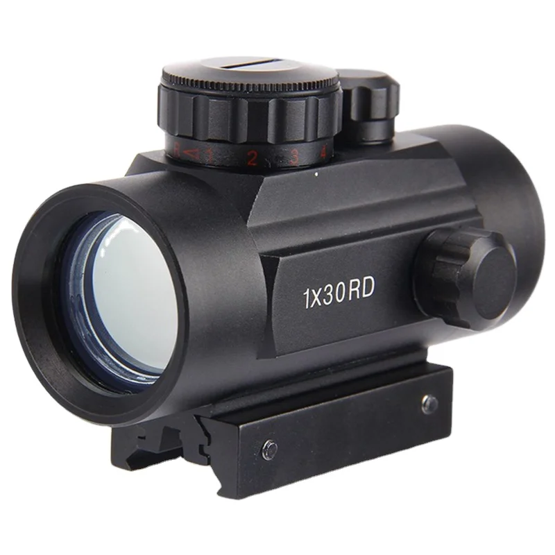 1X30 tactical point aiming air gun red and green point aiming range 11 mm 20 mm track mounted collimator sight
1X30 tactical point aiming air gun red and green point aiming range 11 mm 20 mm track mounted collimator sight