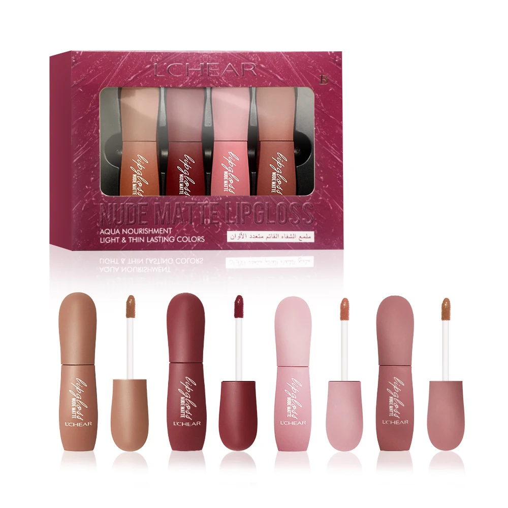 L'CHEAR Wholesale Lip Gloss Private Label In Stock Long-lasting Nude Matte Lip Gloss Set Custom Liquid Lipstick DQ1157B, 12 colors
L'CHEAR Wholesale Lip Gloss Private Label In Stock Long-lasting Nude Matte Lip Gloss Set Custom Liquid Lipstick DQ1157B, 12 colors