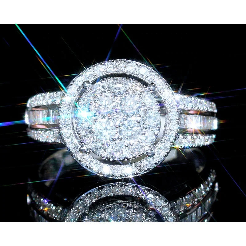 Luxury engagement rings for women fashion jewelry full Inlay tiny shiny Cubic zirconia wedding rings female anel
Luxury engagement rings for women fashion jewelry full Inlay tiny shiny Cubic zirconia wedding rings female anel