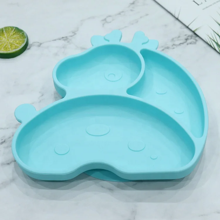 New Design Food Grade Non-slip Kids Baby Silicone Plate with Sucker at the Bottom, Natural
New Design Food Grade Non-slip Kids Baby Silicone Plate with Sucker at the Bottom, Natural