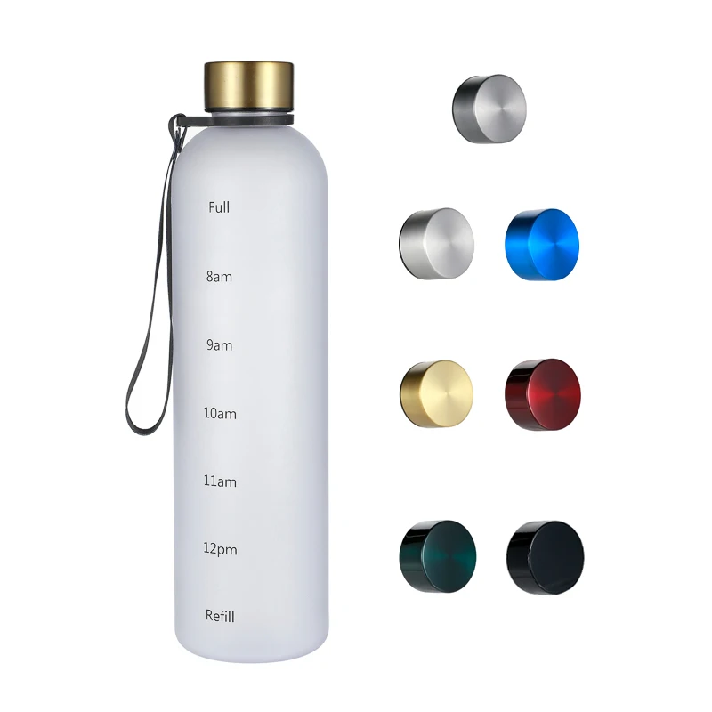 1000ml Tritan Plastic BPA FREE Sport Bottle With Frosted Plastic Bottle