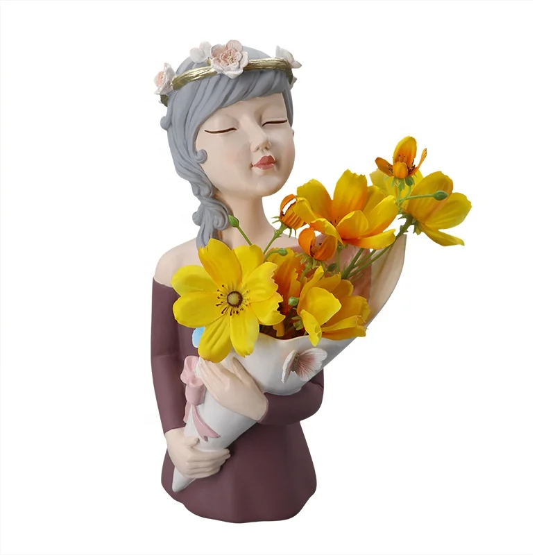 2021 Modern handmade hotles home decoration lady face flower vases woman resin crafts flower vase nordic Tabletop Vase green ins
2021 Modern handmade hotles home decoration lady face flower vases woman resin crafts flower vase nordic Tabletop Vase green ins