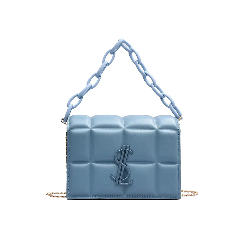2021 new style slanted diamond lattice white chain slanted one-shoulder student bags women handbags ladies
2021 new style slanted diamond lattice white chain slanted one-shoulder student bags women handbags ladies