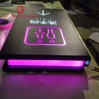 outdoor hotel rest room sign 3d number led sign board, exit lobby led sign board