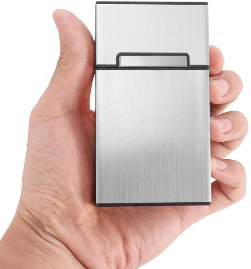 Fashion Light slim Aluminum Pocket Cigarette Case Box Storage Tobacco Holder ciga Container Gift Box
Fashion Light slim Aluminum Pocket Cigarette Case Box Storage Tobacco Holder ciga Container Gift Box