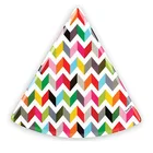 6pcs set Colorful triangular melamine plate for pizza serving dishes