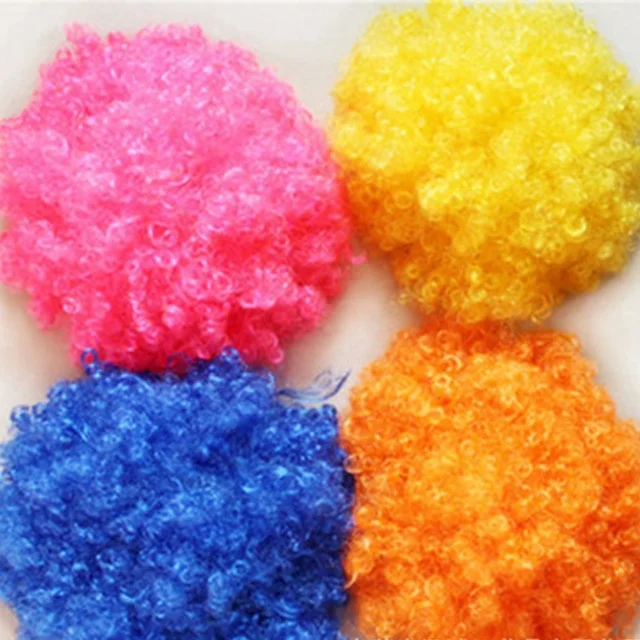 Manufacturers Hot Sell Halloween Party Supplies Colorful Hair Wigs Fans Wear Clown Wigs
Manufacturers Hot Sell Halloween Party Supplies Colorful Hair Wigs Fans Wear Clown Wigs