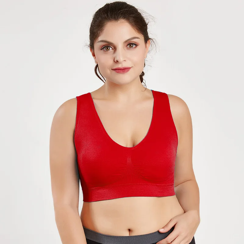 Wholesale High Impact Plus Size Sport Bra Seamless Plus Size Workout bra For Fat Women, As pictures shows,or custom colors
Wholesale High Impact Plus Size Sport Bra Seamless Plus Size Workout bra For Fat Women, As pictures shows,or custom colors