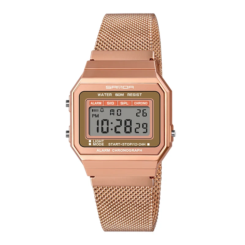 2021 Hot sale stainless steel ladies digital wrist watch for women, Many colors are available
2021 Hot sale stainless steel ladies digital wrist watch for women, Many colors are available
