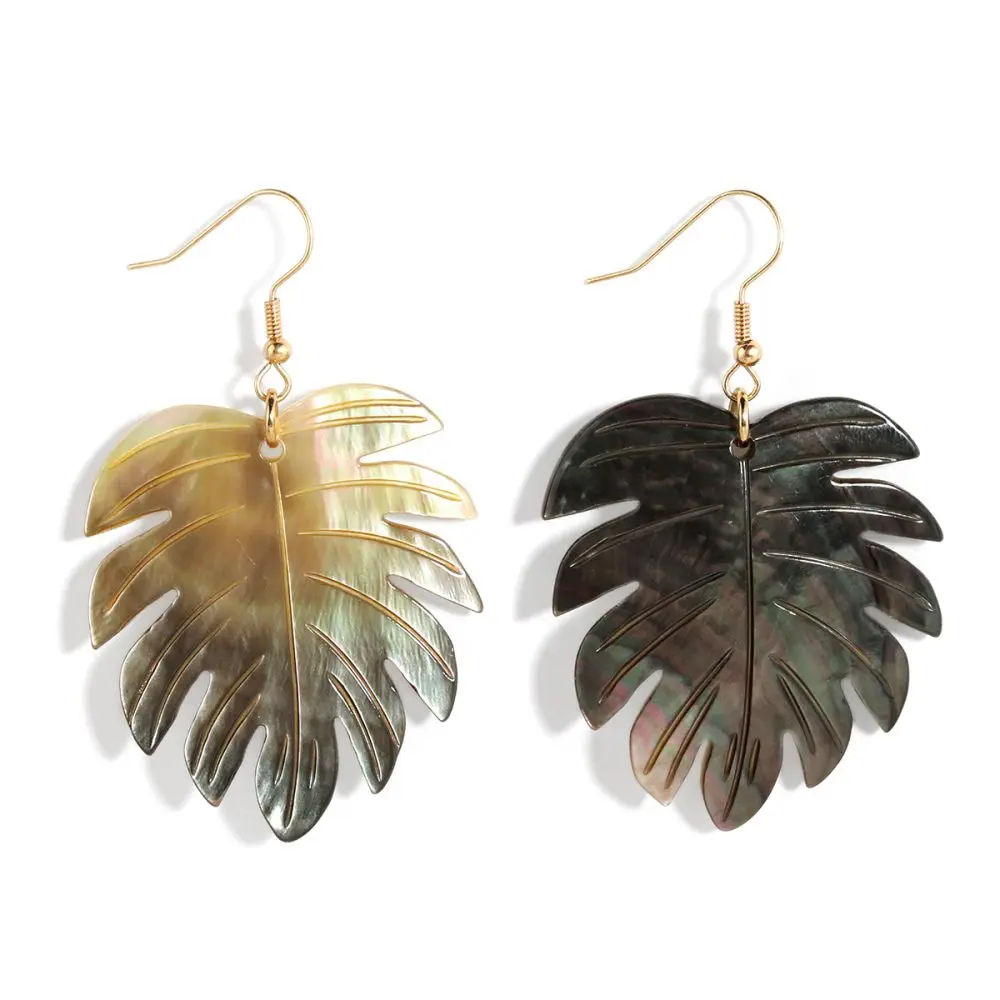 Minimalist Monstera Chunky Drop Earrings Hot Sale Mother of Pearl Earrings Women Gift Wholesale
Minimalist Monstera Chunky Drop Earrings Hot Sale Mother of Pearl Earrings Women Gift Wholesale