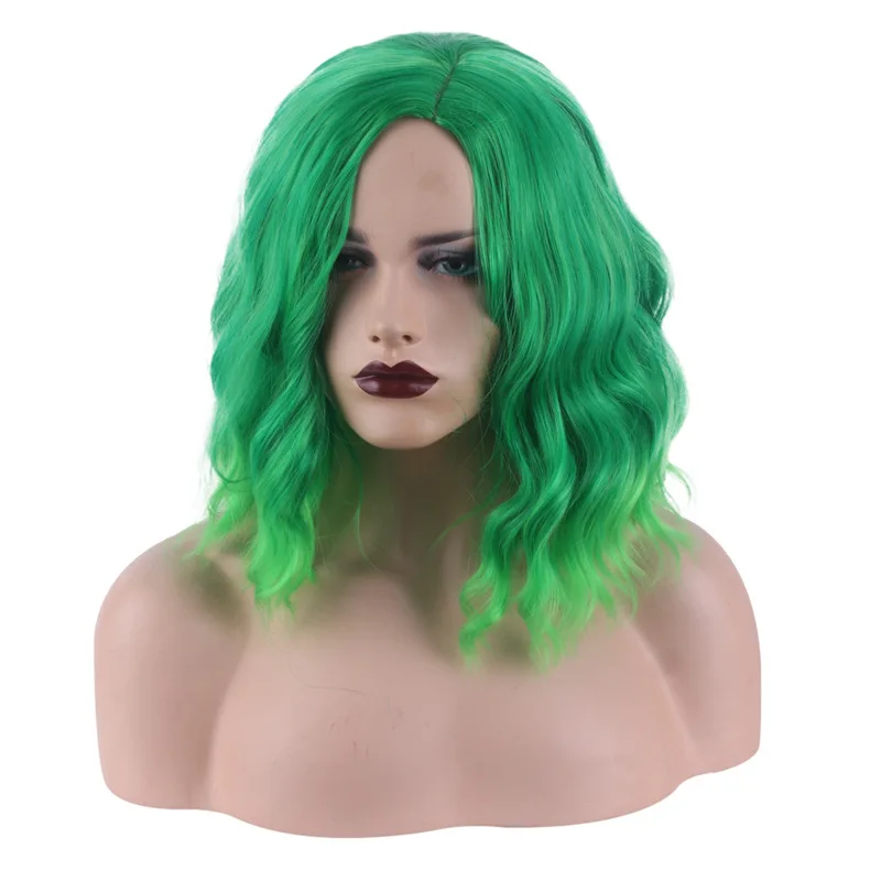 Green Gradient Light green Fashion Short Shoulder Length Wave Anime Comic Exhibition Cosplay Hair High Temperature Silk Wigs
Green Gradient Light green Fashion Short Shoulder Length Wave Anime Comic Exhibition Cosplay Hair High Temperature Silk Wigs