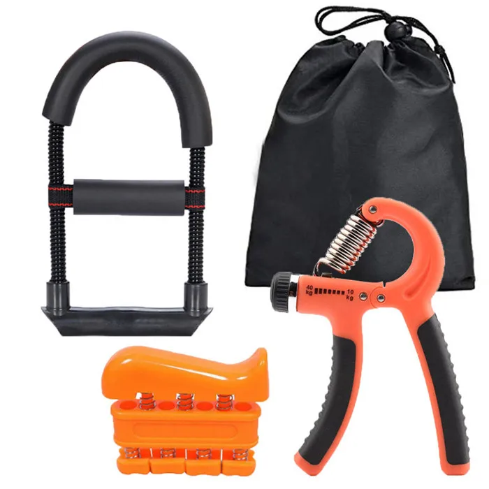 Adjustable hand grip 3 strengthener set exercise trainer anti-slid power training equipment gym hand grip, Black,blue,orange
Adjustable hand grip 3 strengthener set exercise trainer anti-slid power training equipment gym hand grip, Black,blue,orange