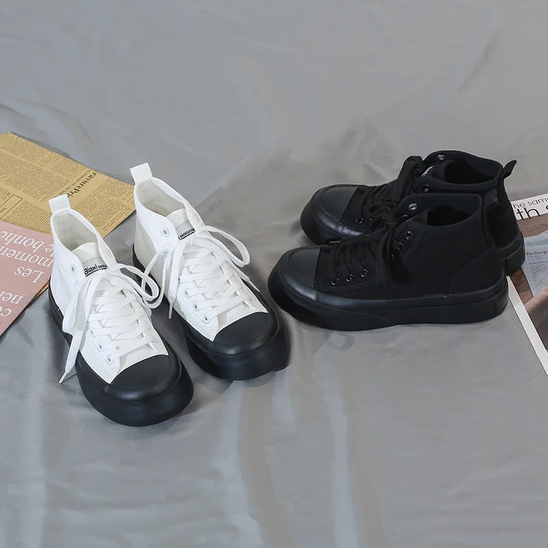 2021 summer Casual walking white high top sneakers ladies wedge shoes platform sneakers women, White/black
2021 summer Casual walking white high top sneakers ladies wedge shoes platform sneakers women, White/black
