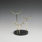 promotion jewelry display stand with marble base