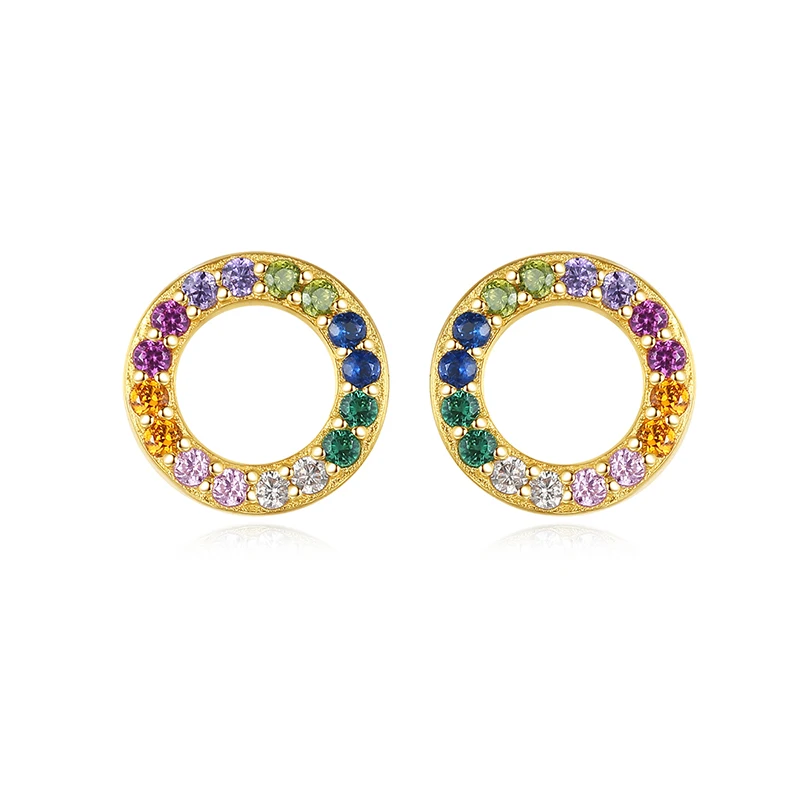 CZCITY Rainbow Color Round AA A Cubic Zirconia 925 Sterling Silver Earrings Fashion Trend Statement Designer Earrings
CZCITY Rainbow Color Round AA A Cubic Zirconia 925 Sterling Silver Earrings Fashion Trend Statement Designer Earrings