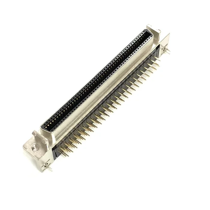 SCSI 100Pin female 0.05inch 1.27mm scsi Female MDR 100Pin Female Connector scsi 100pin Socket Right Angle DIP Type
SCSI 100Pin female 0.05inch 1.27mm scsi Female MDR 100Pin Female Connector scsi 100pin Socket Right Angle DIP Type