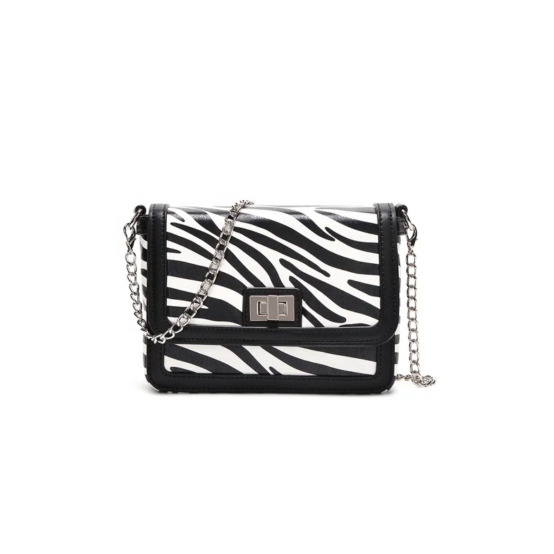 New Arrivals Cute Zebra Pattern Crossbody Bag With Chain Leather Small Shoulder Bag
New Arrivals Cute Zebra Pattern Crossbody Bag With Chain Leather Small Shoulder Bag