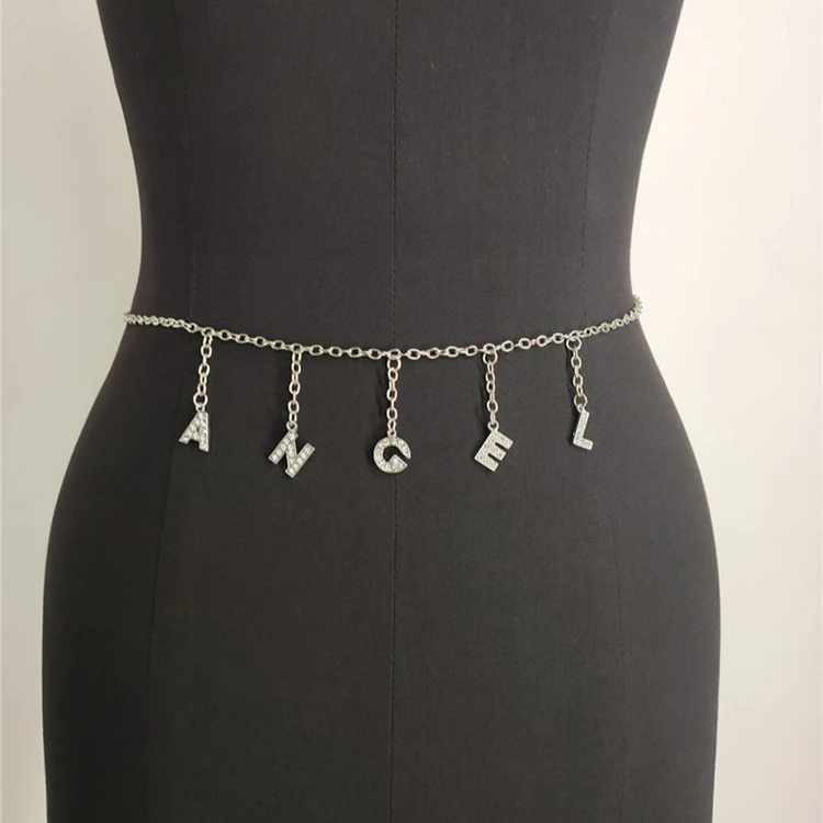 European and American foreign trade cross-border ins2020 rhinestone monogram pendant tassel chain cross chain waist chain, Silver,gold
European and American foreign trade cross-border ins2020 rhinestone monogram pendant tassel chain cross chain waist chain, Silver,gold