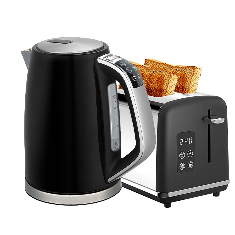 ODM OEM Afternoon Tea Set Electric Temperature Setting Digital Display Tea Coffee Kettle and LED Screen Toaster 
ODM OEM Afternoon Tea Set Electric Temperature Setting Digital Display Tea Coffee Kettle and LED Screen Toaster
