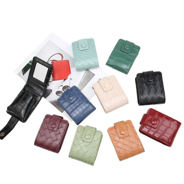 custom cosmetic weave Portable Mini lipstick pouch lipstick mirror makeup bag Storage lipstick bag
custom cosmetic weave Portable Mini lipstick pouch lipstick mirror makeup bag Storage lipstick bag