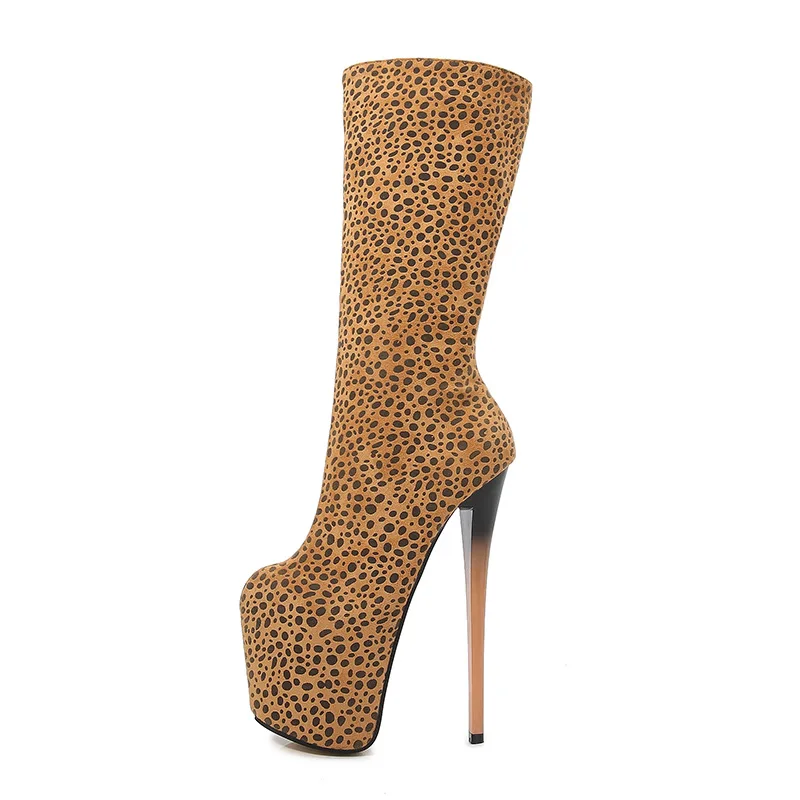 Amazon AliExpress Hot Selling Sexy Women's Boots Plus Size Leopard Print High Heel Platform Side Zipper Black Boots Wome
Amazon AliExpress Hot Selling Sexy Women's Boots Plus Size Leopard Print High Heel Platform Side Zipper Black Boots Wome