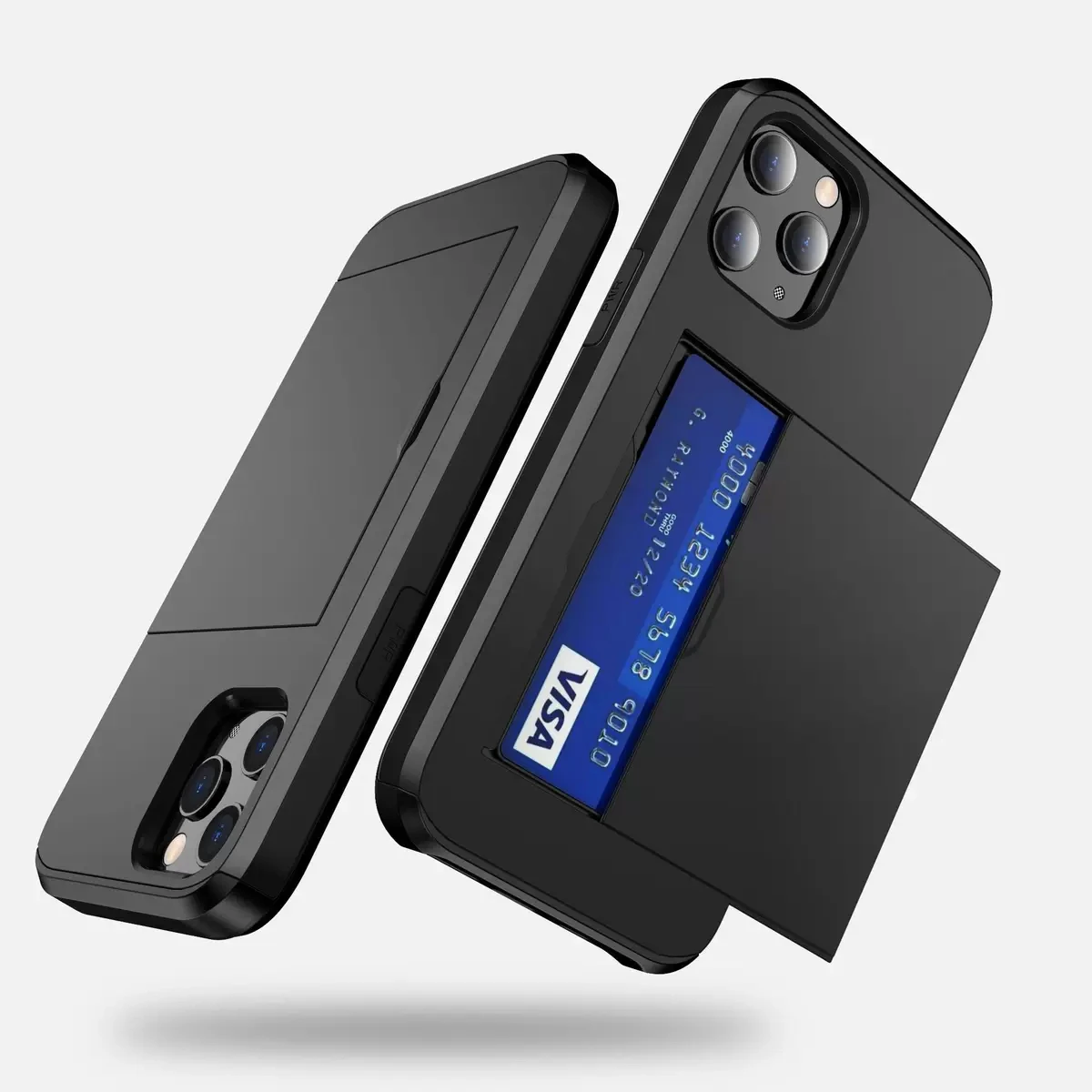 Suitable for iPhone11iPhone12 mobile phone shell card slot multi-function anti-fall protective cover Amazon hot sale, 11 colors
Suitable for iPhone11iPhone12 mobile phone shell card slot multi-function anti-fall protective cover Amazon hot sale, 11 colors