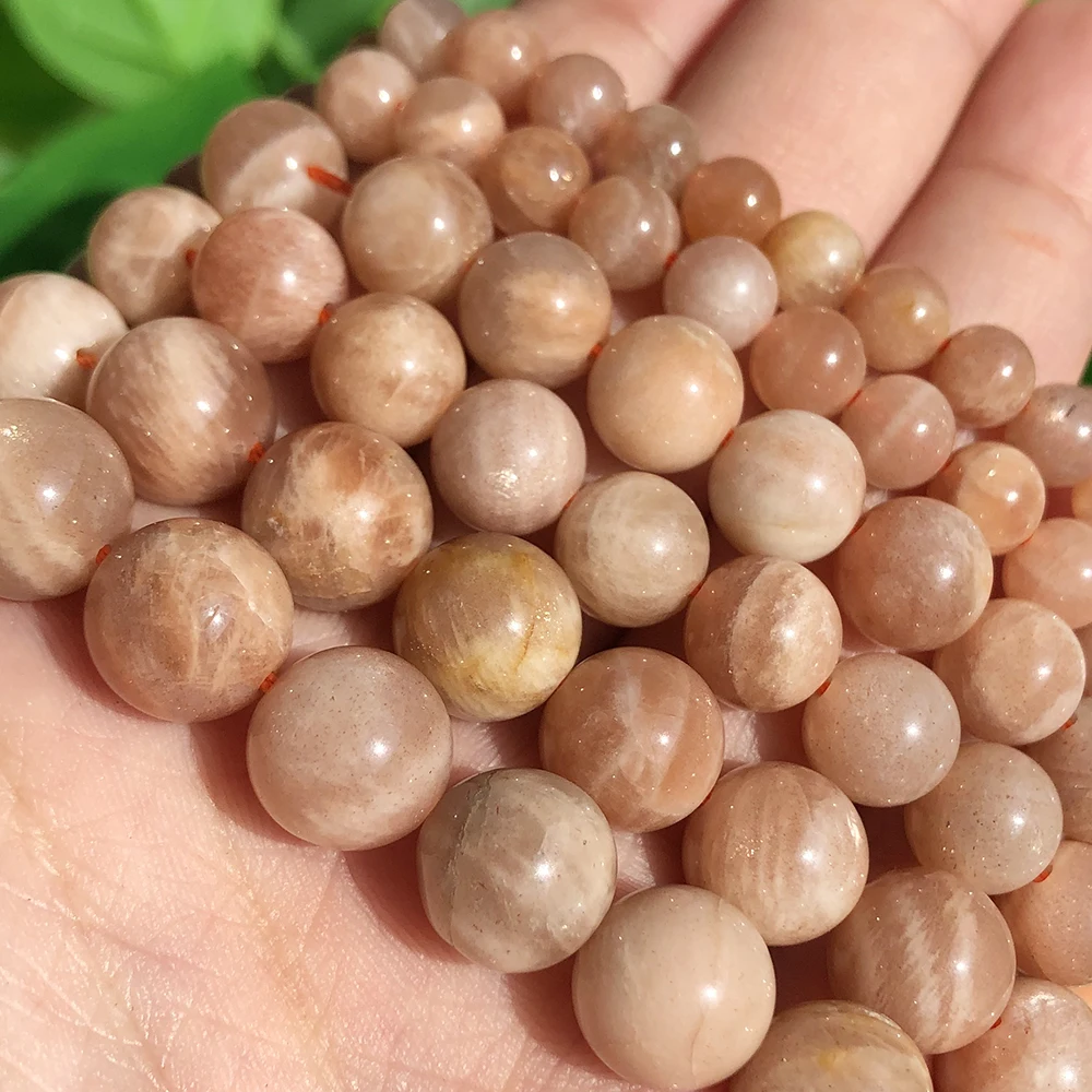 Natural Stone Beads 4mm-10mm Sunstone Round Loose Sun Stone Beads for Jewelry Making Diy Bracelet Necklace
Natural Stone Beads 4mm-10mm Sunstone Round Loose Sun Stone Beads for Jewelry Making Diy Bracelet Necklace