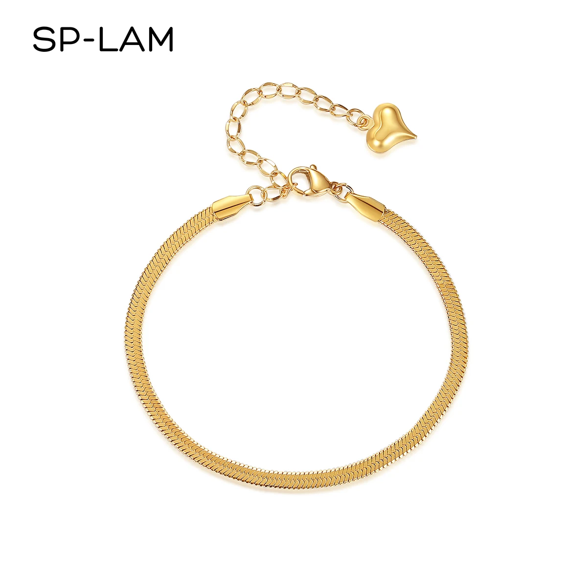 SP-LAM 2021 Trend Adjustable Stainless Steel Bangle Woman Beautiful Girl Charm Snake Bracelet
SP-LAM 2021 Trend Adjustable Stainless Steel Bangle Woman Beautiful Girl Charm Snake Bracelet