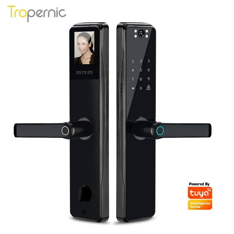 Wholesale Fully Automatic Biometric Fingerprint Tuya Life App Wifi Smart Medium Front Door Lock With Camera And Audio
Wholesale Fully Automatic Biometric Fingerprint Tuya Life App Wifi Smart Medium Front Door Lock With Camera And Audio