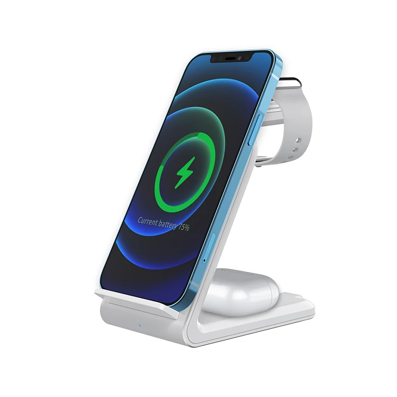 Desk 15 W Fast Wireless Charging Dock 3 In One Qi Stand Station 3 in 1 Wireless Phone Charger For Iphone
Desk 15 W Fast Wireless Charging Dock 3 In One Qi Stand Station 3 in 1 Wireless Phone Charger For Iphone