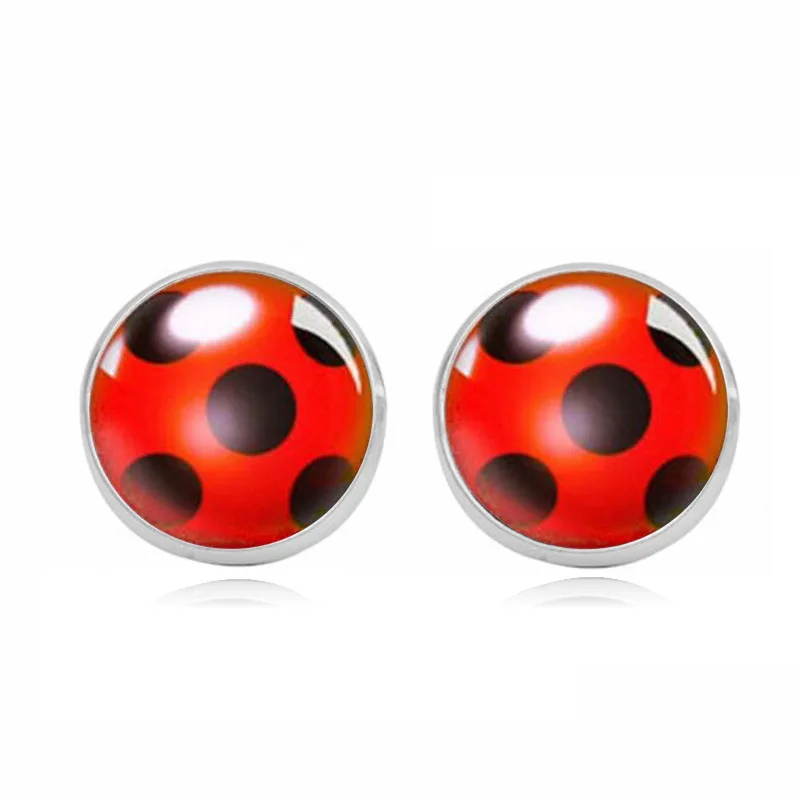 Fashion Ladybug Stud Earrings Glass Circle Animal Earrings For Women Party Gift Ear Jewelry Glass Miraculous Ladybug Earring
Fashion Ladybug Stud Earrings Glass Circle Animal Earrings For Women Party Gift Ear Jewelry Glass Miraculous Ladybug Earring
