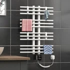 Doz bathroom electric towel shelf hydronic heated towel rack