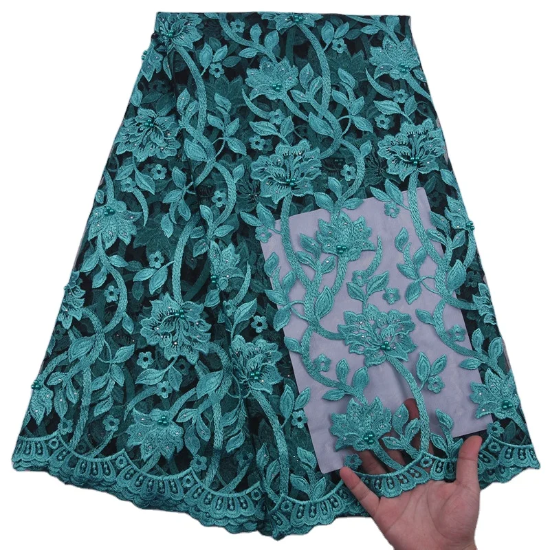 2176 High Quality African Milk Lace Fabric With Beads Nigerian Net Lace Fabric With Rhinestones For Lady Dress, As shown in the photo
2176 High Quality African Milk Lace Fabric With Beads Nigerian Net Lace Fabric With Rhinestones For Lady Dress, As shown in the photo