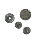 Hot sell new logo design high quality stockclothing press prong four part metal botton snap buttons for clothing