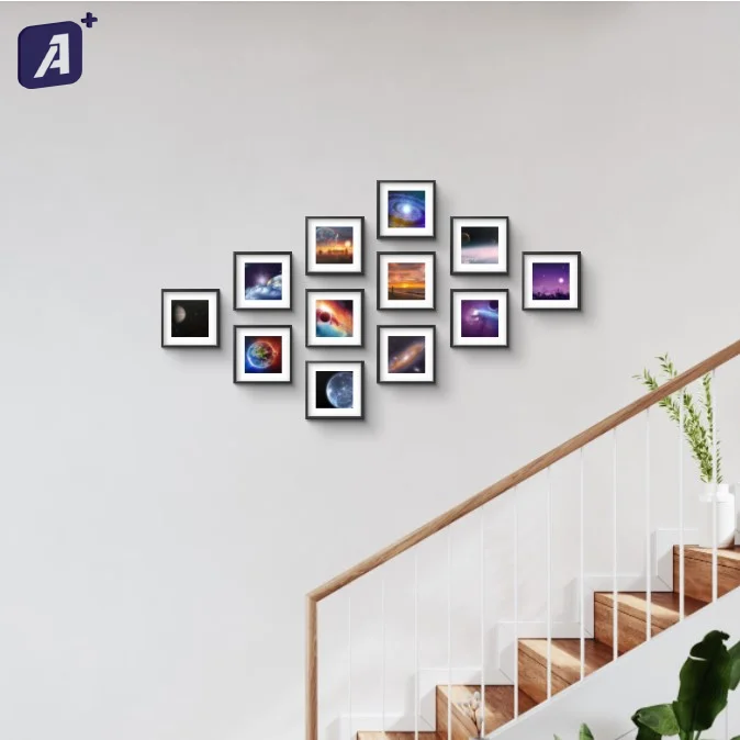12Pcs Picture Frames Collage Photo Frames Wall Gallery Kit for Wall and Home, Black, white
12Pcs Picture Frames Collage Photo Frames Wall Gallery Kit for Wall and Home, Black, white