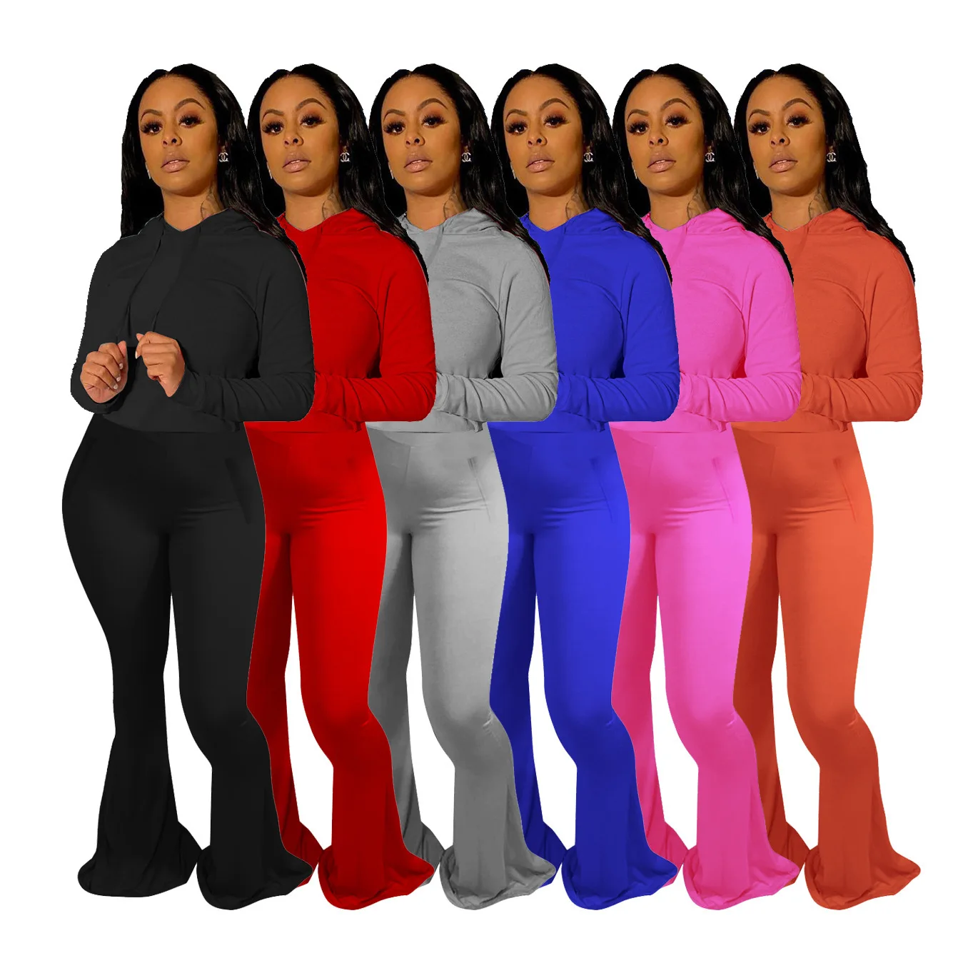 womens clothes two piece flare pants hooded sweatshirt two piece pants set 2021 casual hoodie, Photo color
womens clothes two piece flare pants hooded sweatshirt two piece pants set 2021 casual hoodie, Photo color