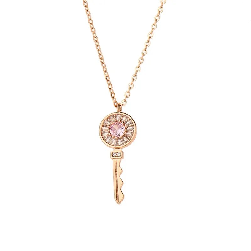 Micro-set Small Waist Diamond Pendant Necklace Female Tide Short Jewelry Titanium Steel Collarbone Chain Necklace
Micro-set Small Waist Diamond Pendant Necklace Female Tide Short Jewelry Titanium Steel Collarbone Chain Necklace