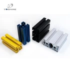 6063 T5 material aluminum window with sub frame profile