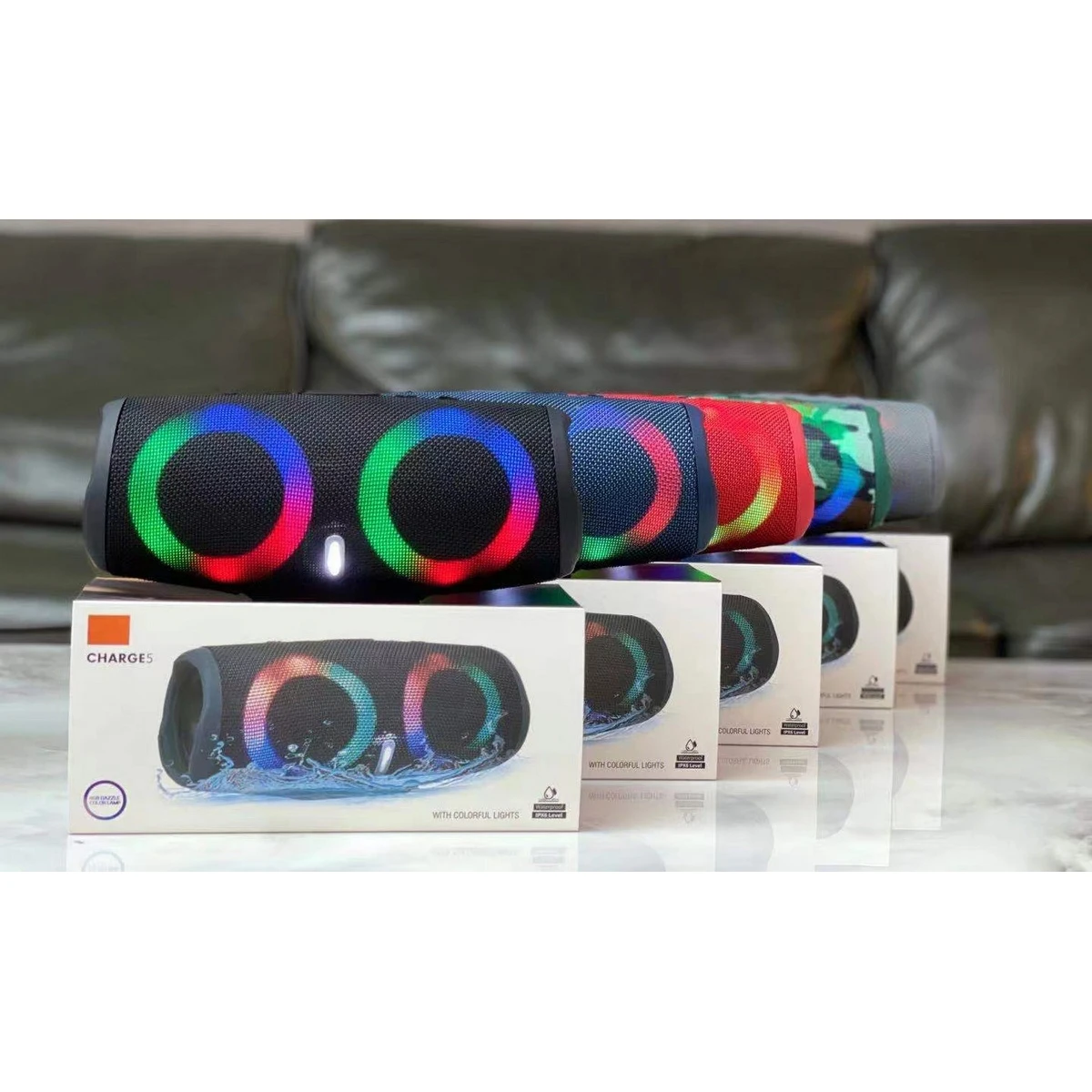 Factory Wholesale portable wireless Speaker Box Multi Function stereo Speaker with RGB light
Factory Wholesale portable wireless Speaker Box Multi Function stereo Speaker with RGB light