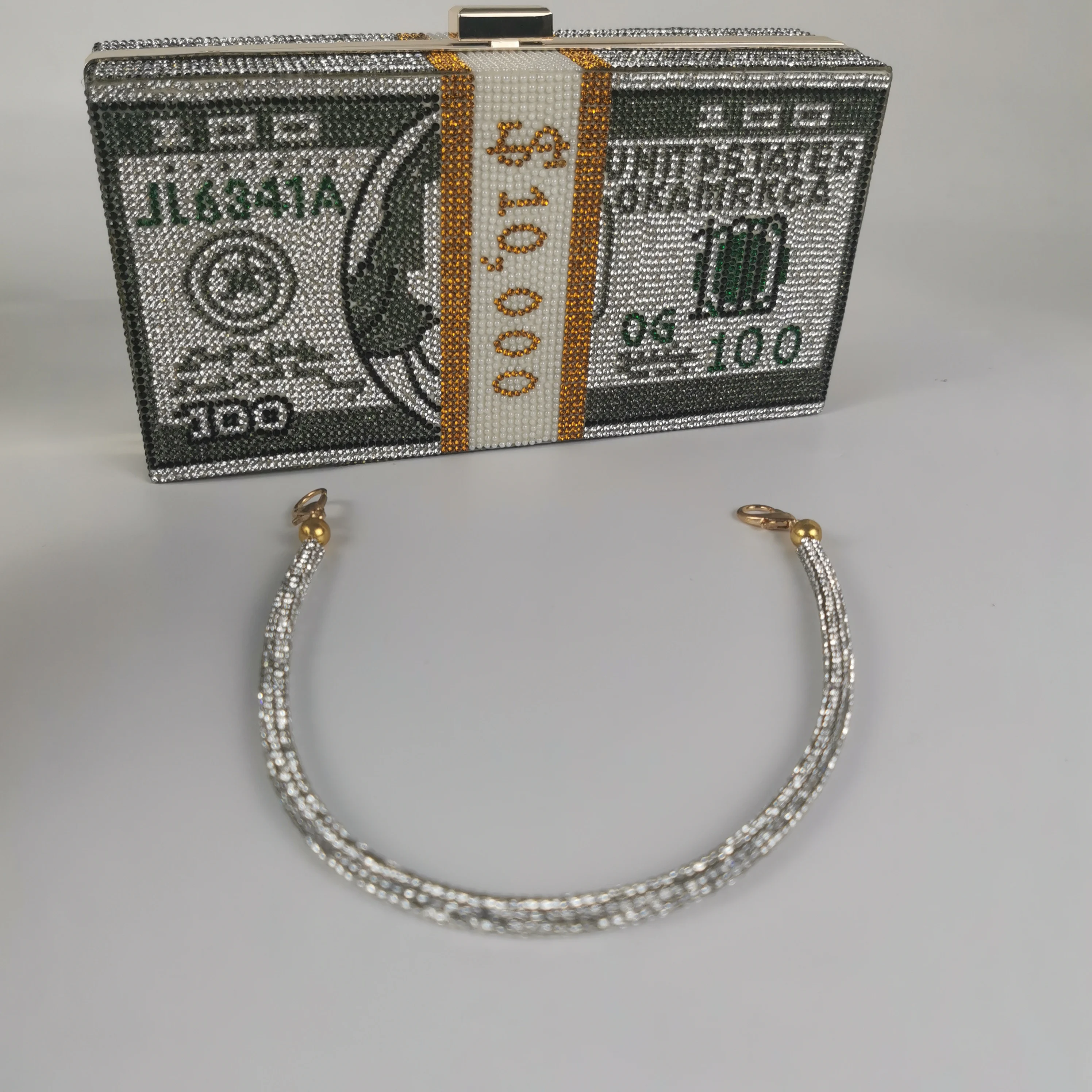 TS9028 rhinestone chain money purse Wedding Dinner Purses and Handbags bill dollar purse bags chains
TS9028 rhinestone chain money purse Wedding Dinner Purses and Handbags bill dollar purse bags chains