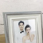 High Quality Gray Silver Border Small Frame Settable Photo Frame