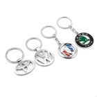 Personalised Brand Name Keychain Meta Car Keychain for Men and Women