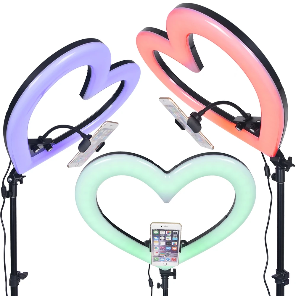 Dimmable 18 inch makeup heart shaped ring light led circle selfie ring light with cell phone holder tripod stand for makeup
Dimmable 18 inch makeup heart shaped ring light led circle selfie ring light with cell phone holder tripod stand for makeup