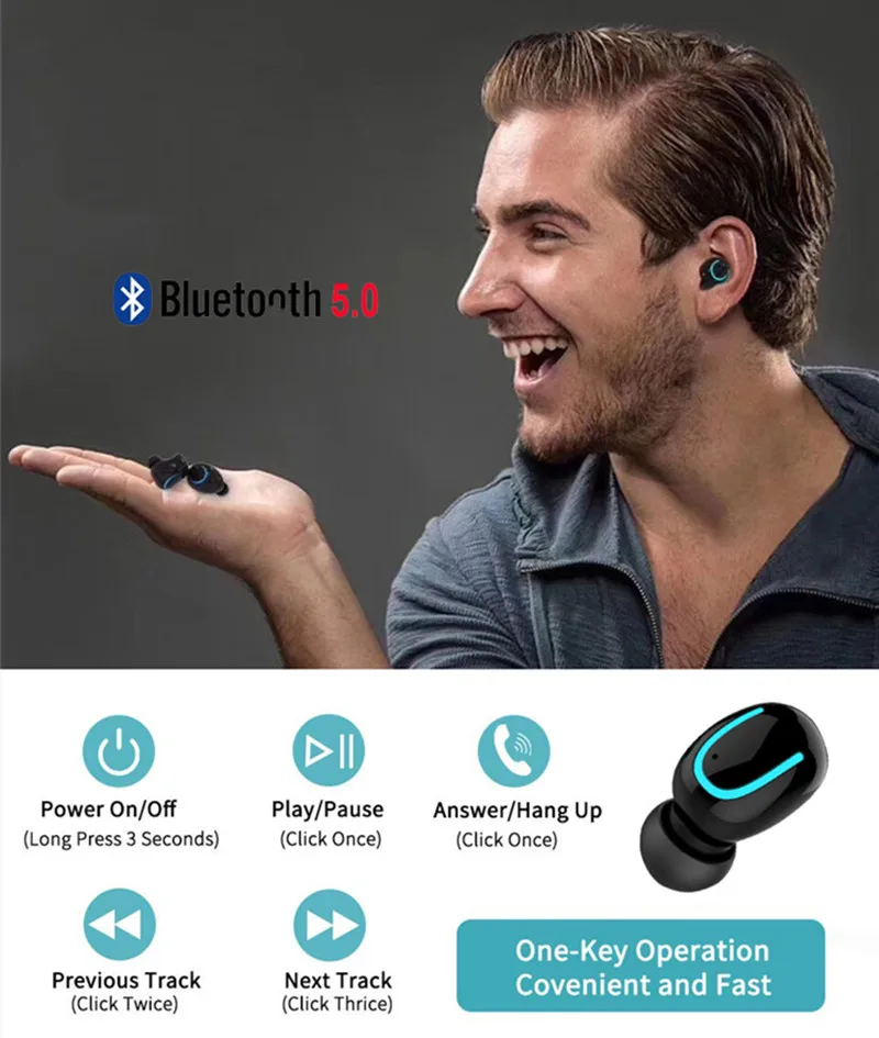 Q32 Hight Quality Chips Bluetrum Watch Earphone Earbuds with 1500mah Charging Case Unique Sports Earphone Earbuds Tws - ANKUX.COM