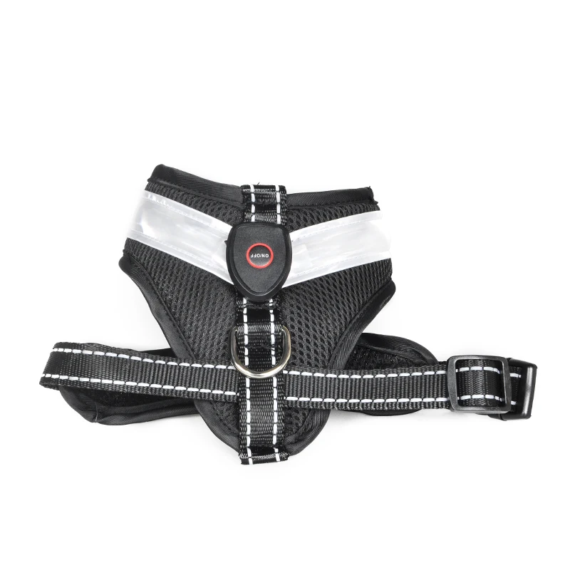 XL Wholesales dog led harness USB pet products dog accessories LED black dog harness
XL Wholesales dog led harness USB pet products dog accessories LED black dog harness