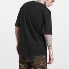 Wholesale Hot New Products Originality Streetwear Hip Hop Clothing Plain Black Mens T Shirts